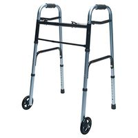 Lumex ColorSelect Adult Walker with 5" Wheels, Blue, 716270B-1