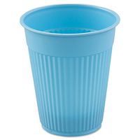 SOLO Cup Company Plastic Medical & Dental Cups, 5 oz, Sky Blue, Fluted, 100/Bag - Includes Ten Sleeves of 100 Cups. 1000 per case.