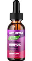 Hemp Oil - (1000 MG) - New Mixed Berry Flavor - Natural Pain Relief & Anxiety - Hempfine - Proudly Grown & Made in USA