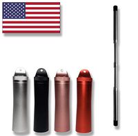 Stainless Steel Collapsible Telescopic Reusable Portable Drinking Straw … (Pink, Small)