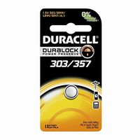 Duracell D303/357 Silver Oxide 1 Count, (Pack of 6)