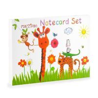 Marzipan Notecard Set - Animals Design