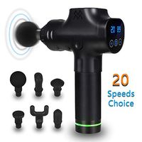 Massage Gun Deep Tissue Percussion Muscle Massager,SZREDU Handheld Electric Wireless Body Massager,20 Speeds High-Intensity Percussion Massage for Muscle Tension Relief,Pain