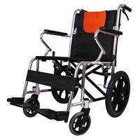 FLYSXP Aluminum Alloy Lightweight Folding Wheelchair Elderly Manual Wheelchair Wheelchair