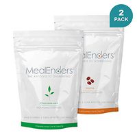 MealEnders Cravings Control Lozenges | Stop Overeating, Curb Cravings and Reduce Snacking | 25-Count Bag (2-Pack) (1x Choc.Mint 1x Mocha)