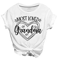 Coupondeal Fashion Women Casual Short Sleeve Letter Printed O-Neck Tops Tee T-Shirt Blouse(White,XXXL)