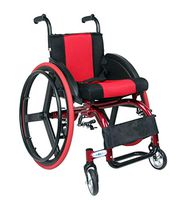 Sport and Leisure Wheelchair,Foldable and Lightweight Powered Wheelchair,Adjustable Backrest Height/Rear Wheel Shock Absorber,360°.