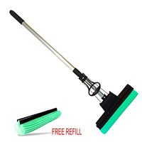 PVA Ultra Super Absorbent Professional Double Roller Sponge Foam Mop and Extra Head