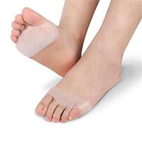 Onecrystal Silicone Metatarsal Pads Gel Forefoot Pad Ball of Foot Cushion High Heel Shock Absorption Anti Slip - 3 Pairs