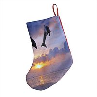 Humans Or Dolphins Fantastic Xmas Socks Hanging Decoration Candy Bag Party Holiday Christmas Santa Claus Home Decor Gift