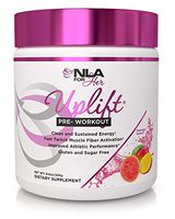 NLA for Her - Uplift - Pre-Workout Energy - Provides Clean/Sustained Energy, Supports Athletic Performance, Helps Fast Twitch Muscle Fiber Activation - Hawaiian Sunset - 220 Grams