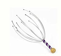 CosCosX Hand Held Head Neck Scalp Massager Massage Octopus Equipment Stress Relie Release for Deep Relaxation,Assorted Colors