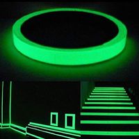 Xisheep Self Adhesive, Luminous Tape Self-Adhesive Glow in The Dark Safety Stage Garden Warning Tape Garden Decor Home Decorations, for Home DIY Day White