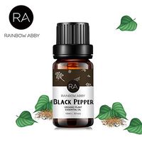 Black Pepper Essential Oil (10ML), 100% Pure Aromatherapy Black Pepper Oil for Diffuser, Soaps, Candles, Massage, Skin Care, Perfumes