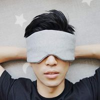 Eye Mask for Sleeping - 100% Handmade with Cotton, Including a Travel Pouch
