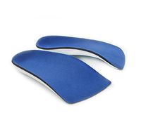 3/4 orthopedic insoles, 3/4 arched insoles super-soft, comfortable and breathable lightweight neutral children's flat-bottomed insoles arched support tongue tongue rotation (XS)