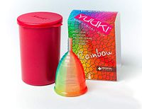 Yuuki Menstrual Cup - Rainbow Line Large + Infuser Box + Small Gift