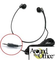 Transcription Headset for All Panasonic Transcribers with Straight Plug & 10 FT Cord. for Panasonic Transcriber Models RR-830, RR-930, RR-980 Transcribers - by Around The Office