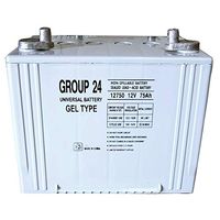 Group 24 Gel Type Battery 12V 75Ah Replacement for Lakematic Wheelchair