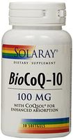 Solaray Bio CoQ10 Softgel, 100 mg, 30 Count