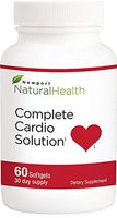 Complete Cardio Solution: Heart Health Supplement, Cholesterol Lowering Product, Blood Pressure Lowering Supplement, Co Q 10 Supplement 100 mg, HydroQsorb, Capros, Omega-3. 60 Softgels (30-Day Supply)