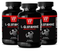 Immune Formula - Pure L-GLUTAMINE - Workout Recovery - Immune Support - Strength Boost - glutamine Recovery - 3 Bottles (300 Tablets)