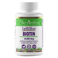 Paradise Herbs, Earth's Blend, Biotin, 10,000 mcg, 90 Vegetarian Capsules