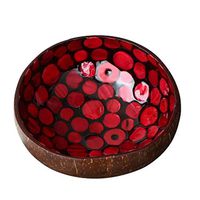 AXZHYX Bowl Bowl Natural Coconut Shell Bowl Hotel Furniture Small Bowl Simple Creative Bowl Crafts Multiple Colors Hotel Tableware Home Noodles Boiled Fish Soup Bowl (Color : Blue)