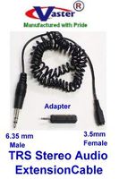 TRS Stereo Audio Cable, 5 M Shielded Headphone Extension Audio Cable witch Adapter