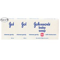 Johnson’s Baby Soap With Moisturizers (100g Approx.) (Pack of 3)