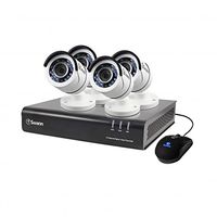 Swann 1080P Digital Video Recorder with 4 Pro-T855 Cameras Surveillance Camera, White/Black (SWDVK-445004-US)