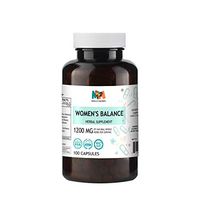 Women's Balance 100 Capsules, 1200mg Per Serving (Vitex, Dong Quai, Maca, Rhodiola, Ashwagandha, Motherwort, Milk Thistle)