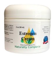 Naturally Complete Estrogen Cream 2 oz. Jar | Non GMO | Soy Free | Gluten Free | Fragrance Free