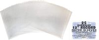 (25) OVERSIZE Plastic Outersleeves for 12" Vinyl Records - Fits Most Box Sets up to 3/4" Thick! #12SE03OS