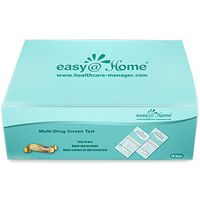 100 Pack Easy@Home 5 Panel Instant Drug Test Kits - Testing Marijuana (THC), COC, OPI 2000, BZO, MET/mAMP - Urine Dip Drug Testing - #EDOAP-654