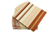 Lillian Tablesettings 40 Count Lunch Napkin, Gold Stripe