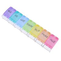 Shelin Pill Organizer 7 Day AM PM, Weekly Pill Case，2/3Times a Day Pill Box, Weekly Travel Pill Planner