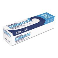 Boardwalk 7120 Heavy-Duty Aluminum Foil Roll, 12-Inch X 500ft, 20 Micron Thickness, Silver