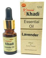 Khadi Lavender Essential Oil ( 12 ml ) With Self Dispensing Dropper Plug )
