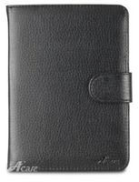 Acase Leather Case for Kindle Paperwhite and Kindle Touch (Black)