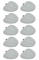 Skyoo 10 Pack Steam Mop Pads for H2O, H20, Washable Microfiber Steamboy Floor Cleaner