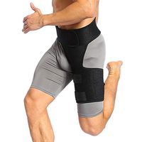 Biuzi Thigh Supports, Compression Brace for Hip, Thigh Support Groin Brace Sciatica Relief Wrap with Adjustable Strap