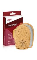 Heel Cups for Calcaneal Spurs - Heelmed Leather Heel Pads – Orthotic Shoe Inserts (M8-10 US)