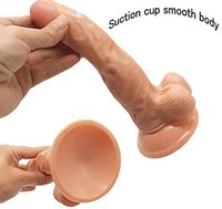 Didōs 7.87-inch Soothing Massage Medical Environmental Protection PVC, Super Soft Female Body Relaxation Massager Toy, Large Dildɔ Female Massager With Force Suction Cup, Suitable For Women's Realisti
