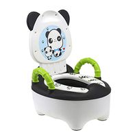 Aland Toddler Drawer-Type Water Closet Foldable Plastic Bathroom Potty Trainer Toilet Black Soft Mat