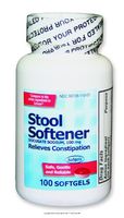 Stool Softener, Stool Softner Softgel 100Mg, (1 CASE, 2400 EACH)