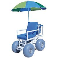 Aqua Creek Beach Access Wheel Chair - with Articulated Rear Wheels - F-014BAC