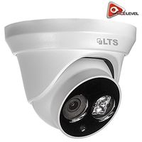 LTS Platinum Fixed Lens Turret IP Camera: 4.1MP, 2.8mm, 1/3" CMOS, 2688 x 1520P @ 20fps, DWDR, 3D DNR, BLC, VCA Matrix IR LED up to 100ft, IP66, PoE, UL Listed - CMIP1142-28