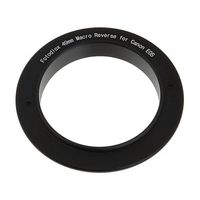 Fotodiox 49mm Macro Reverse Mount Adapter, for Canon EOS 1D, 1DS, Mark II, III, IV, 1DC, 1DX, D30, D60, 10D, 20D, 20DA, 30D, 40D, 50D, 60D, 60DA, 5D, Mark II, Mark III, 7D, Rebel XT, XTi, XSi, T1, T1i, T2i, T3, T3i, T4, T4i, C300, C500