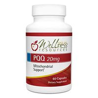 PQQ Great Value for Natural BioPQQ - 60 Capsules, 20mg BioPQQ (Natural Source, Gluten Free, Veggie Capsule)